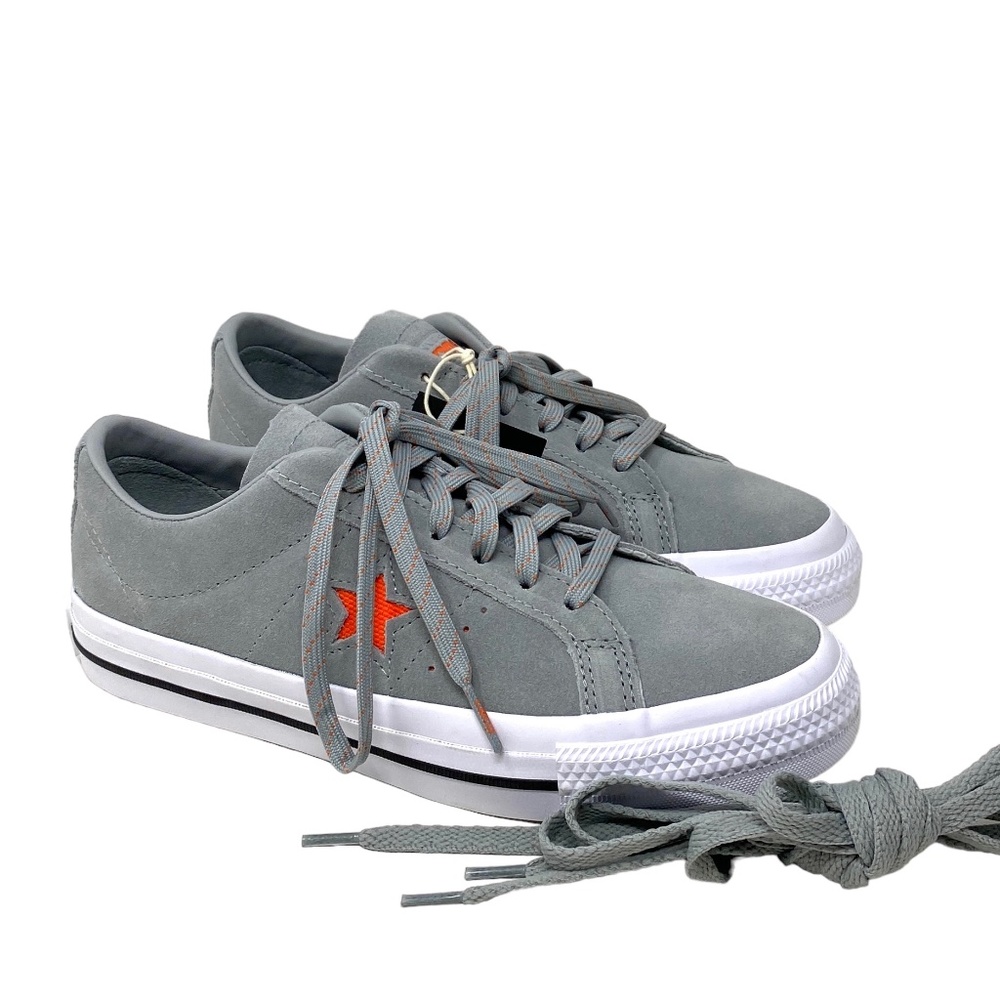 Converse CONS One Star Pro OX Low Top Suede Gray Women's Size Sneakers A01250C - Picture 2 of 10